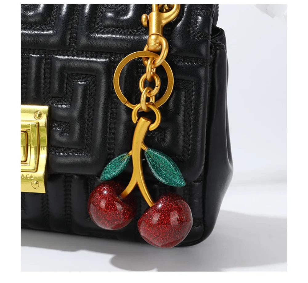 Porte-Clés Cerise Élégante