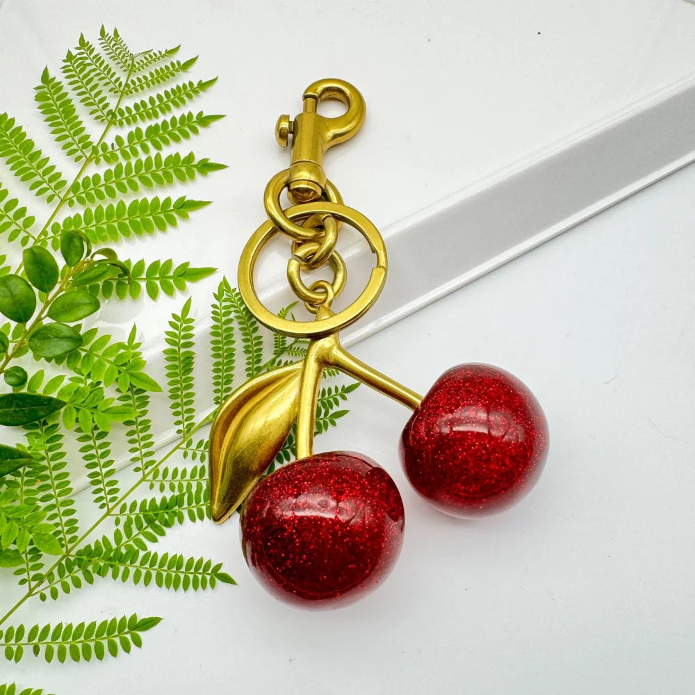 Porte-Clés Cerise Élégante